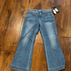Veronica beard Carson high rise ankle flare jeans NWT